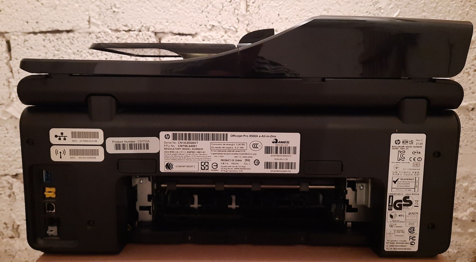 Drukarka HP OfficeJet 8500A,wielofunkcyjna