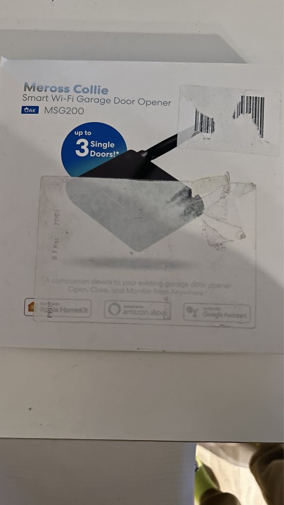 Meross sterownik do bramy garazowej homekit