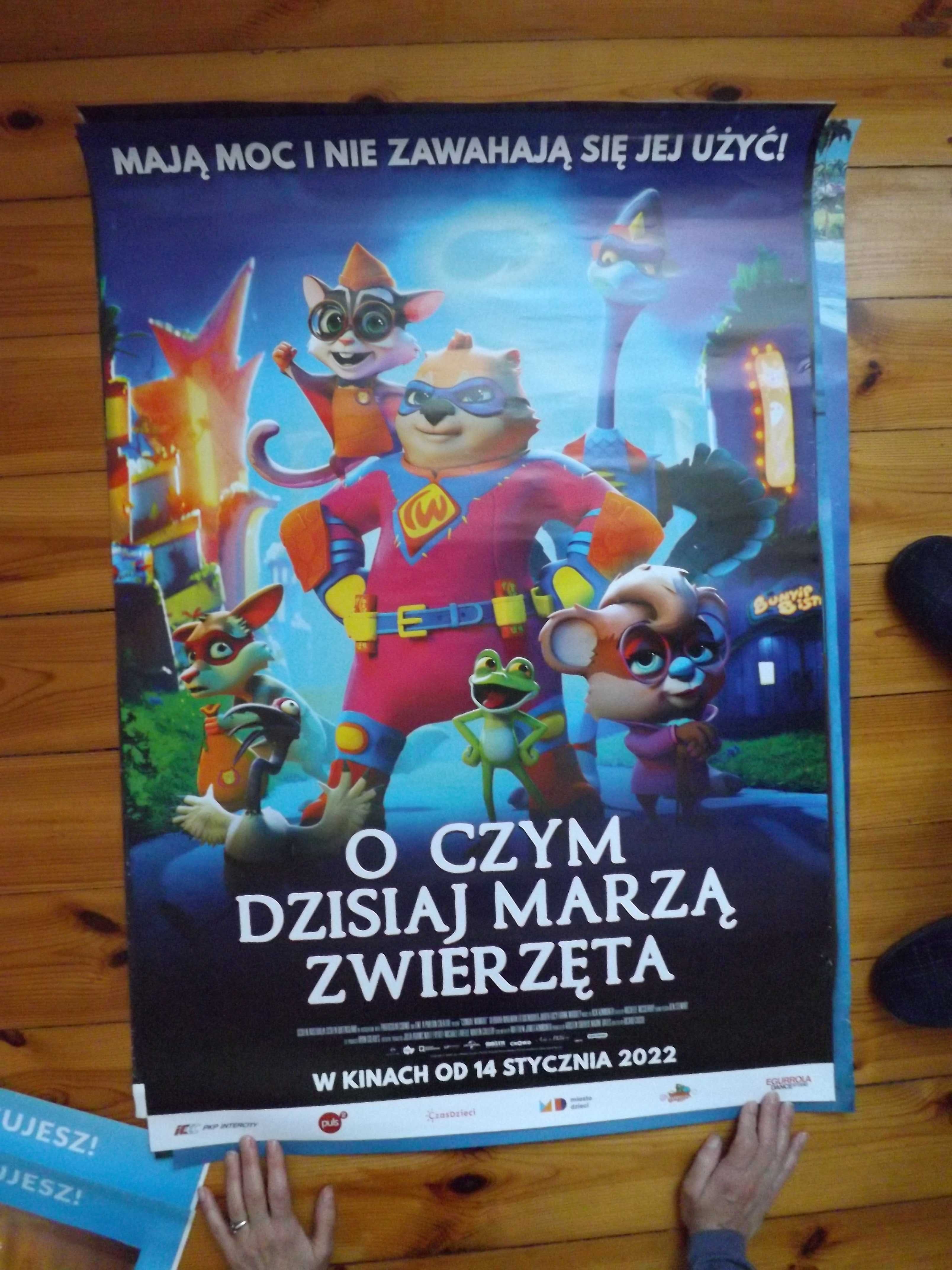 Plakaty z kina bajki filmy Sing2 i inne Wonka