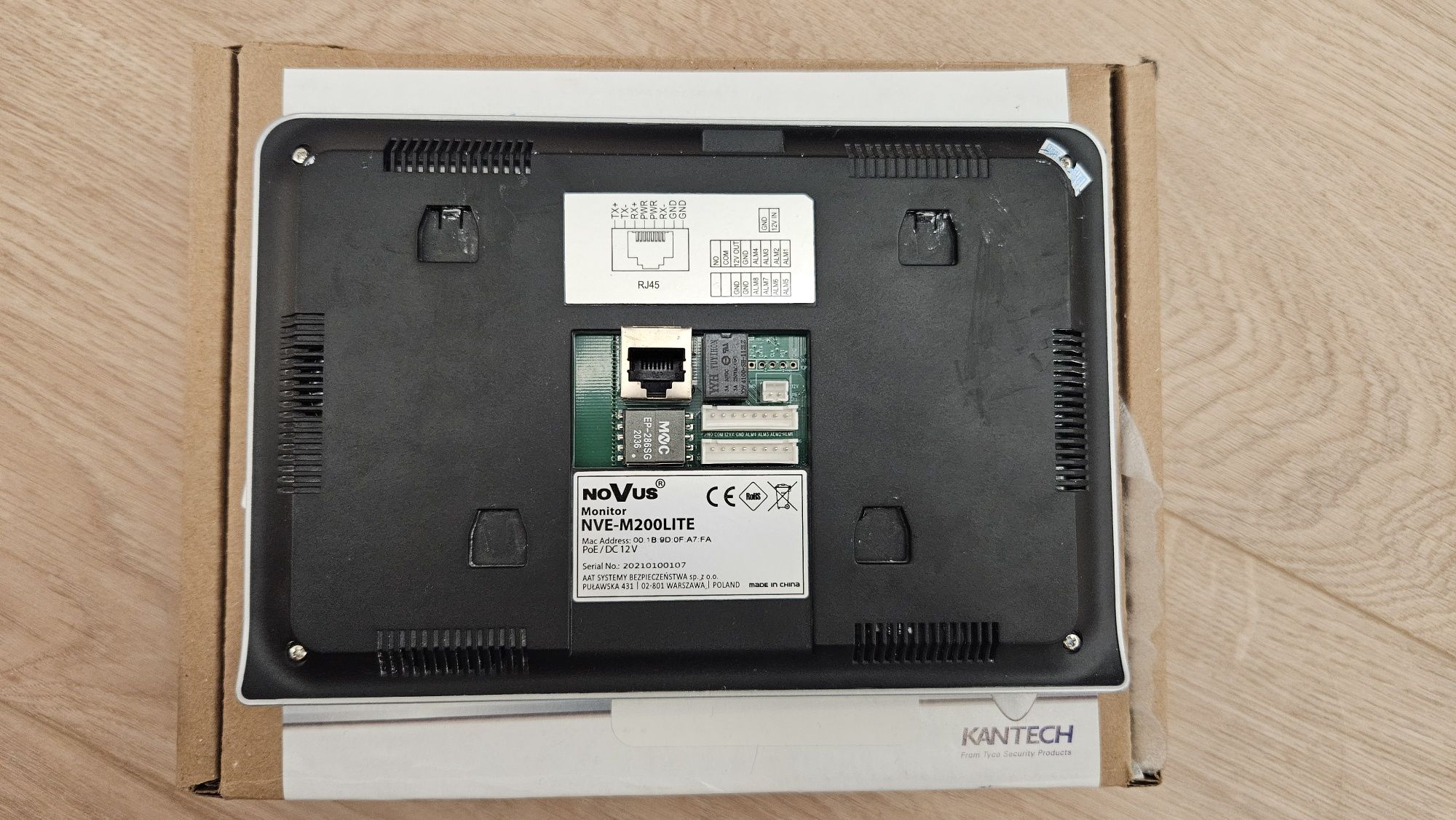 Monitor abonencki videofon Novus NVE-M200LITE