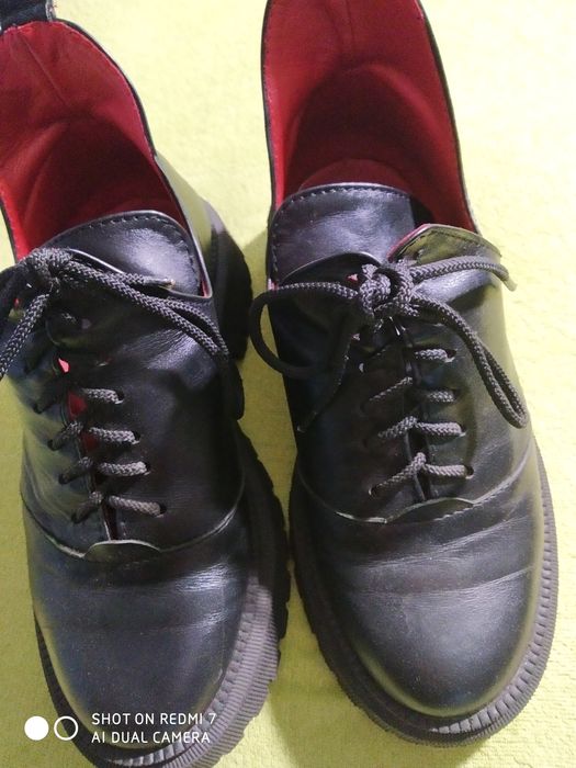 Кожаные туфли .б/у