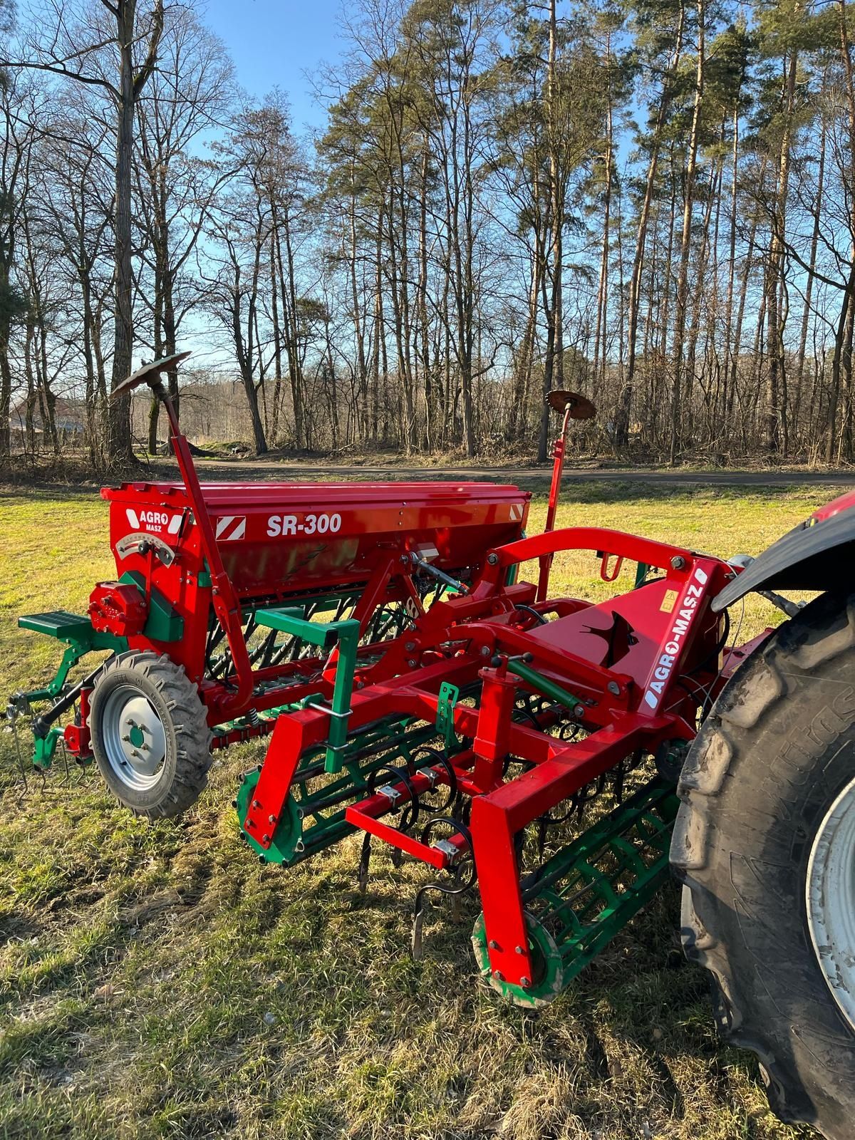 Zestaw uprawowo siewny agromasz 3m sr300 siewnik agregat  hydropak 3