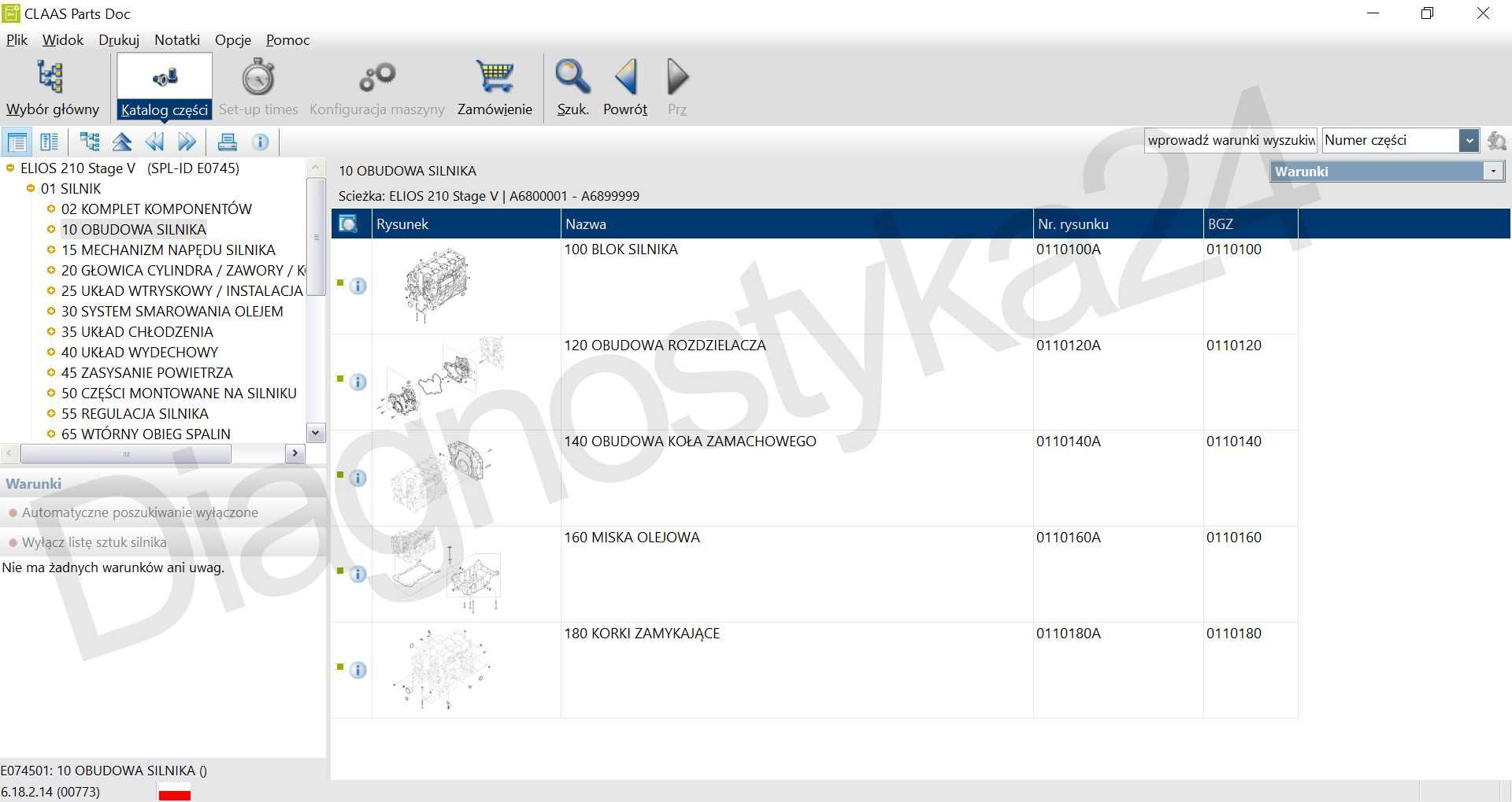 KATALOG CZĘŚCI CLAAS Parts Doc 2022 Schematy Instrukcje Dokumentacja