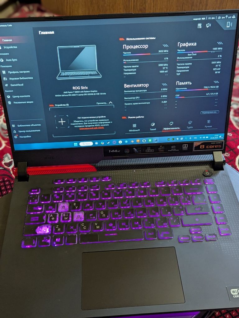 Ігровий ноутбук Asus Rog Strix G513/RTX3050 Ti/32Gb/SSD M2 512/ 144 Hz