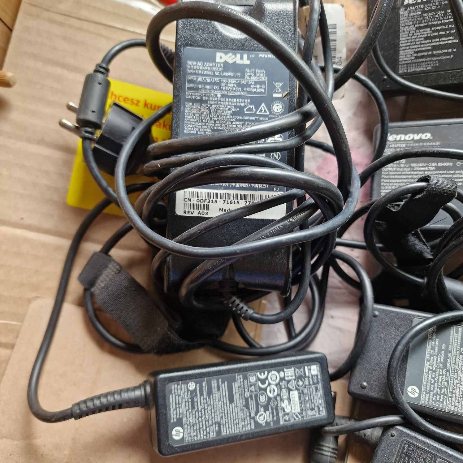 Zasilacze do laptopów HP,Lenovo,Dell, Ładowarka, Adaptery