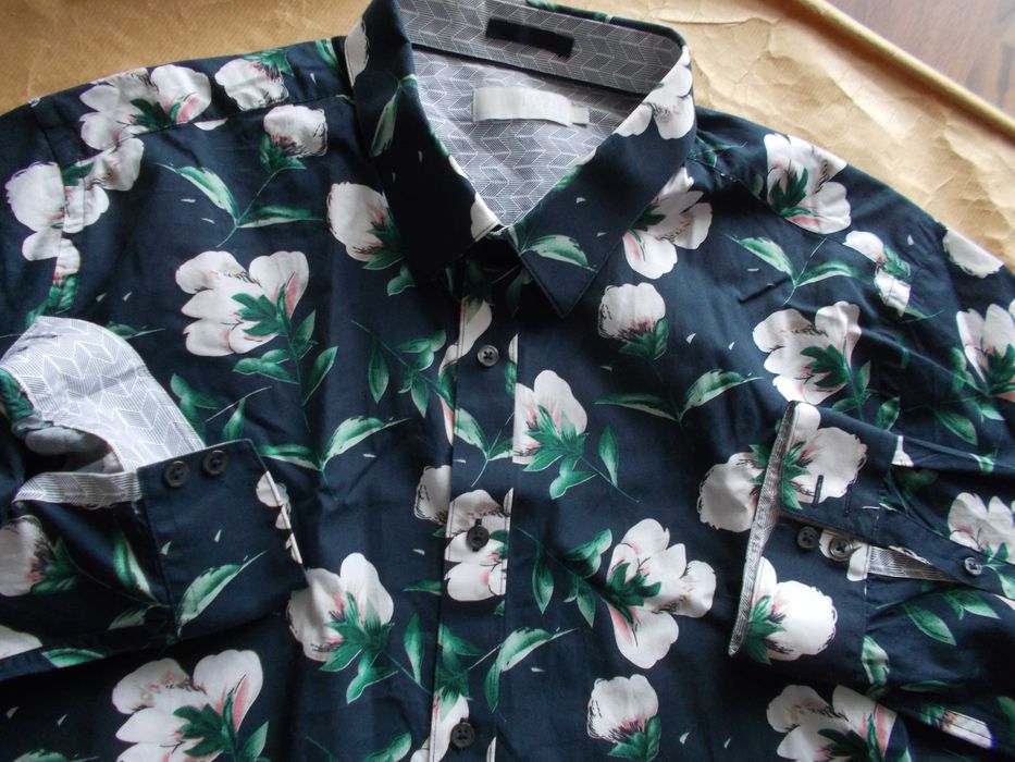 DRESSMANN 1967 Premium Designerska Nowa Koszula Męska 4XL 46 UK