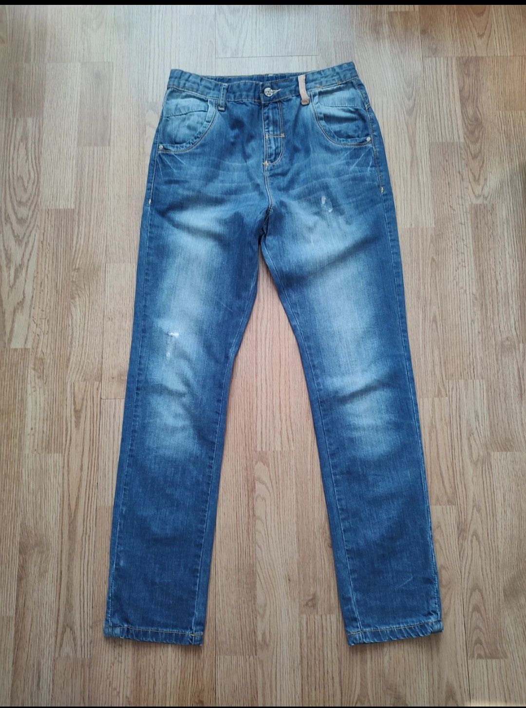 Spodnie jeansowe chłopięce rozmiar 152/158