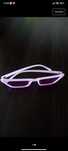 fioletowe okulary