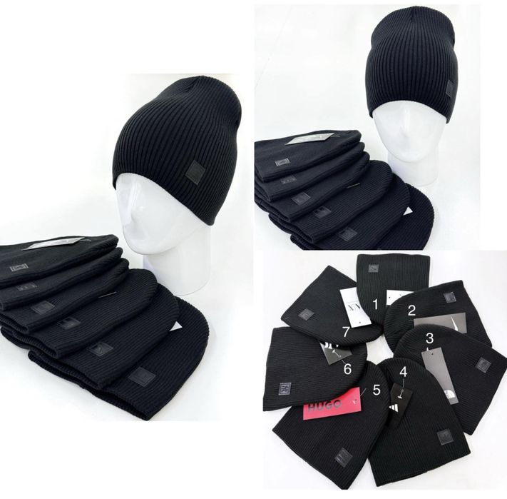 Тепла фірмова шапка Calvin Klein / Hugo Boss / Nike /Armani