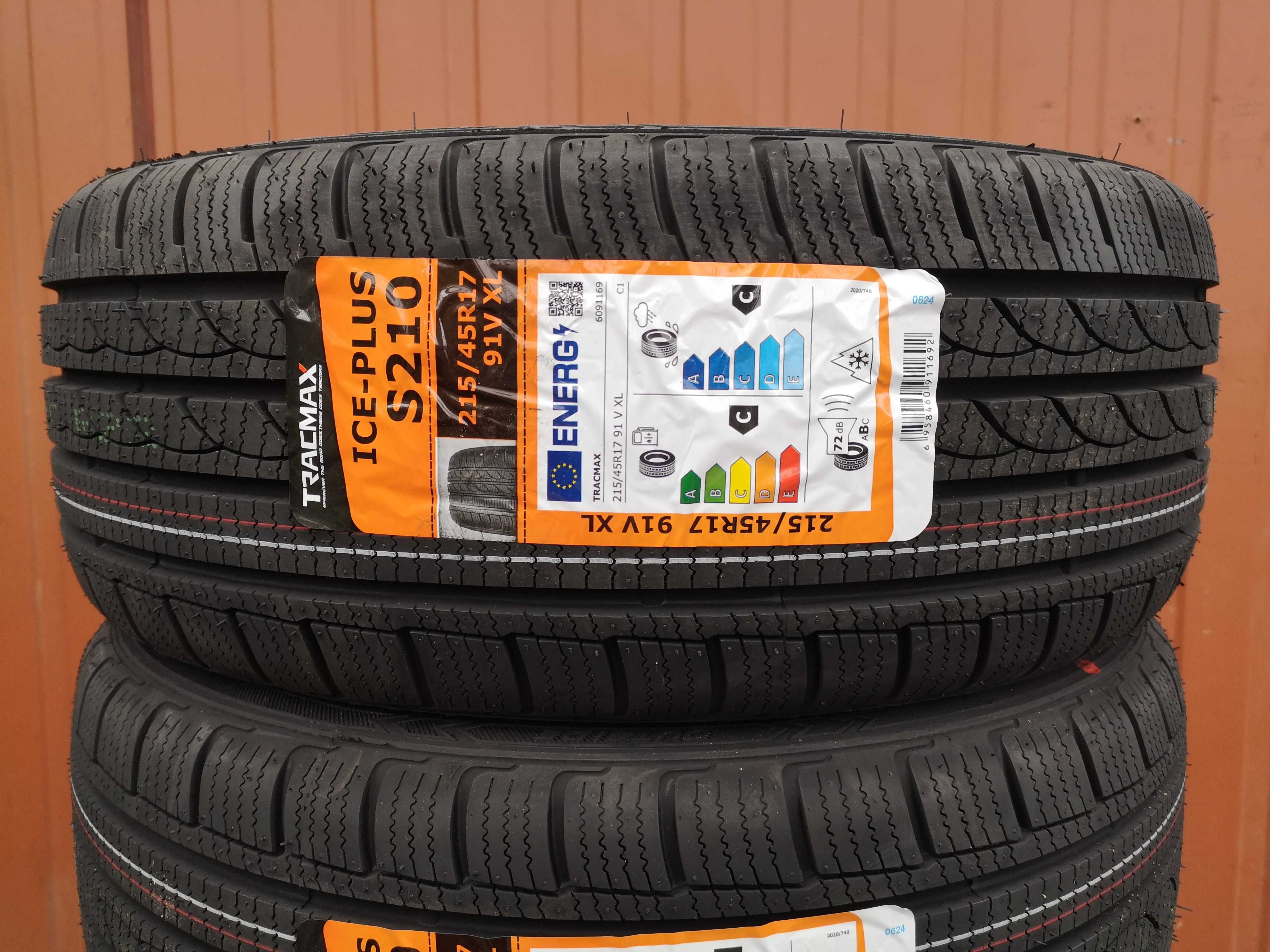 215/45 R17 91V XL - Tracmax Ice-Plus S210 (4 sztuki) NOWE