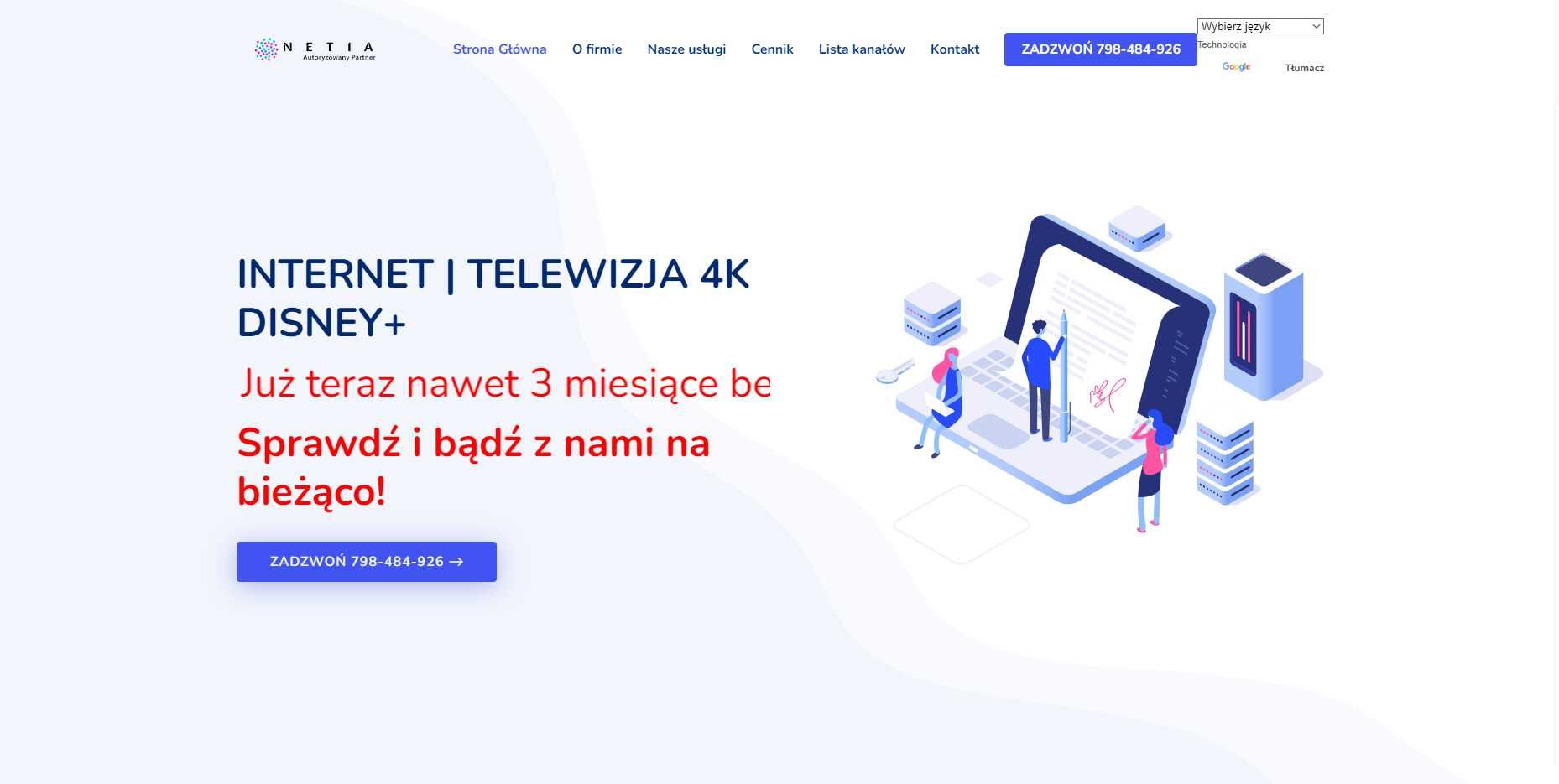 Strony internetowe / grafika / pozycjonowanie stron