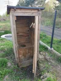 Toaleta przenośna drewniana