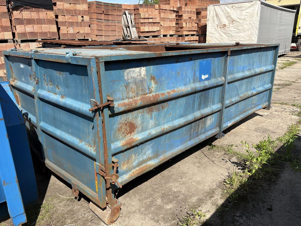 Kontener hakowy kp 5 / kp 7 / kp 12 / zamykany / klapa
