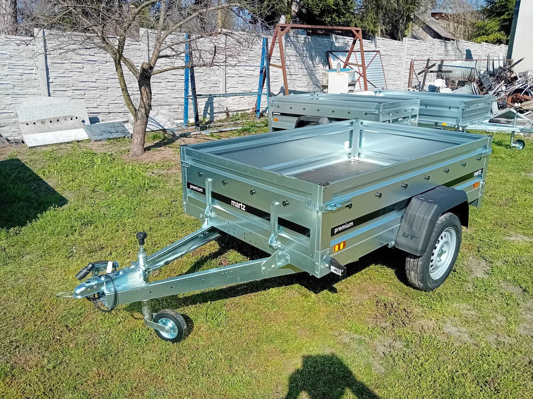 Sprzedam przyczepkę samochodową Martz PREMIUM 201x126/R Nowa rok 2025
