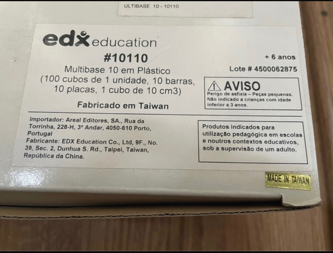 Material Escolar Didático Matemática - MAB Base 10
