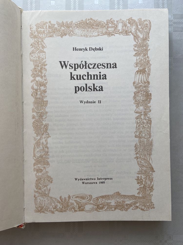 Książka  Współczesna kuchnia Polska - Henryk Dębski