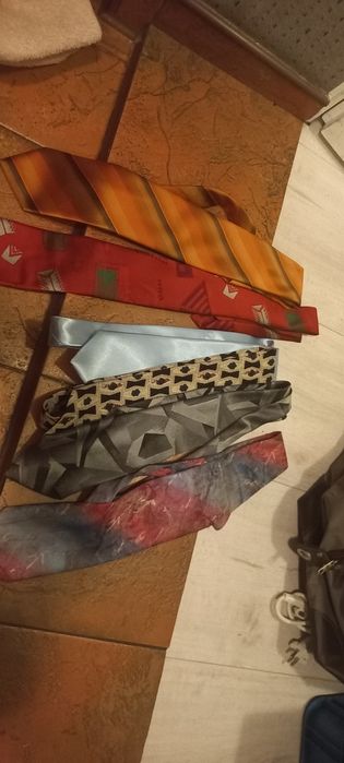 Krawaty 6 sztuk różne kolory