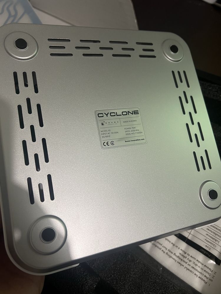 Витяжка для манікюру Bucos Cyclone X3 з вугільним фільтром