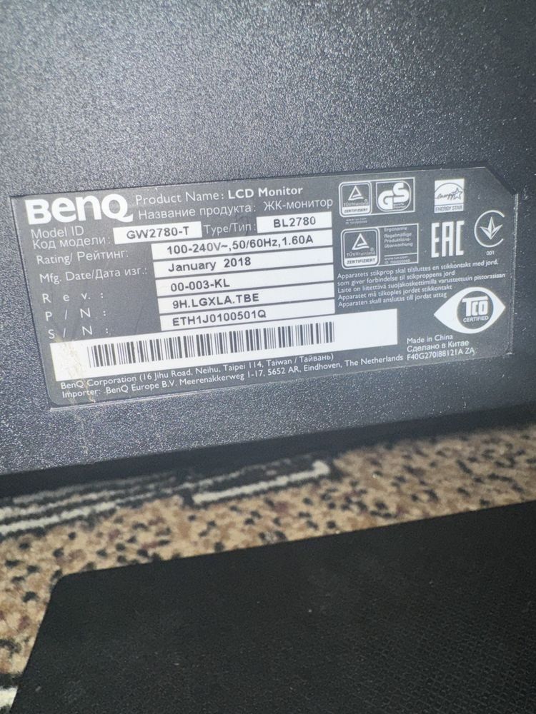 Монітор BenQ GW2780