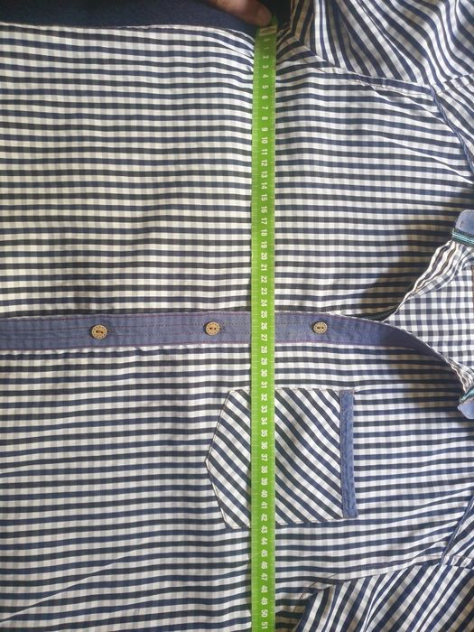 2 szt.Koszula męska+letnia krótki rękaw w kratkę. Długi i krótk