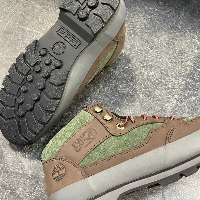 Vans x Timberland Half Cab Hiker Boots - Green/Brown