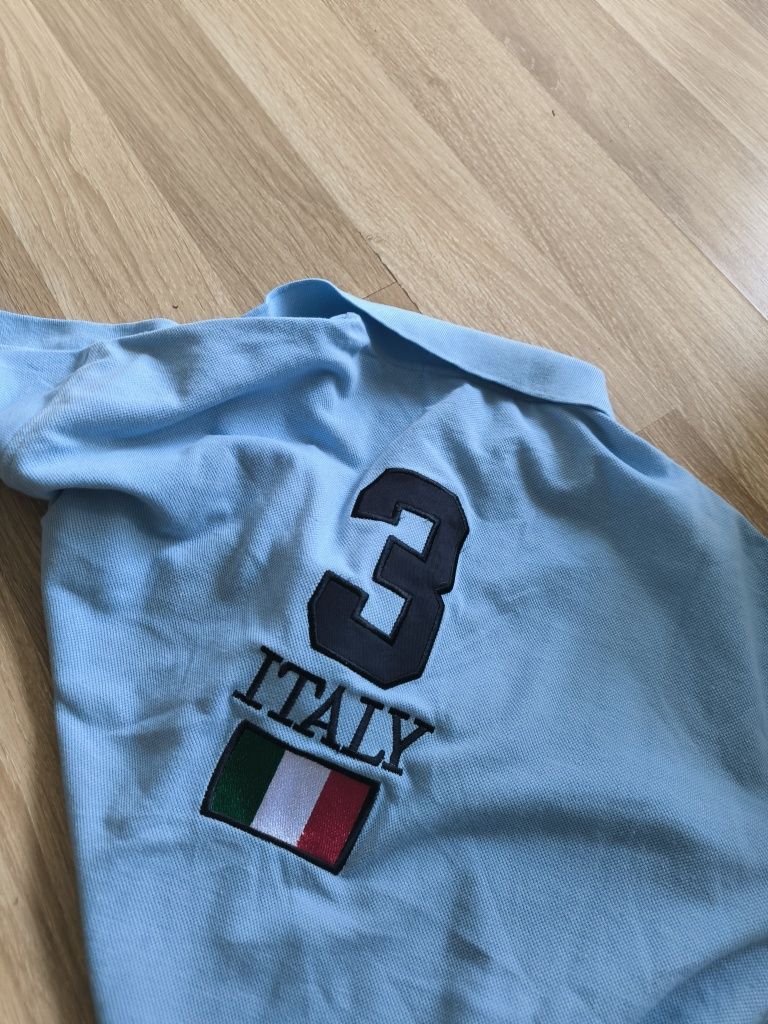 Футболка Поло polo Ralph Lauren italia 3 big logo