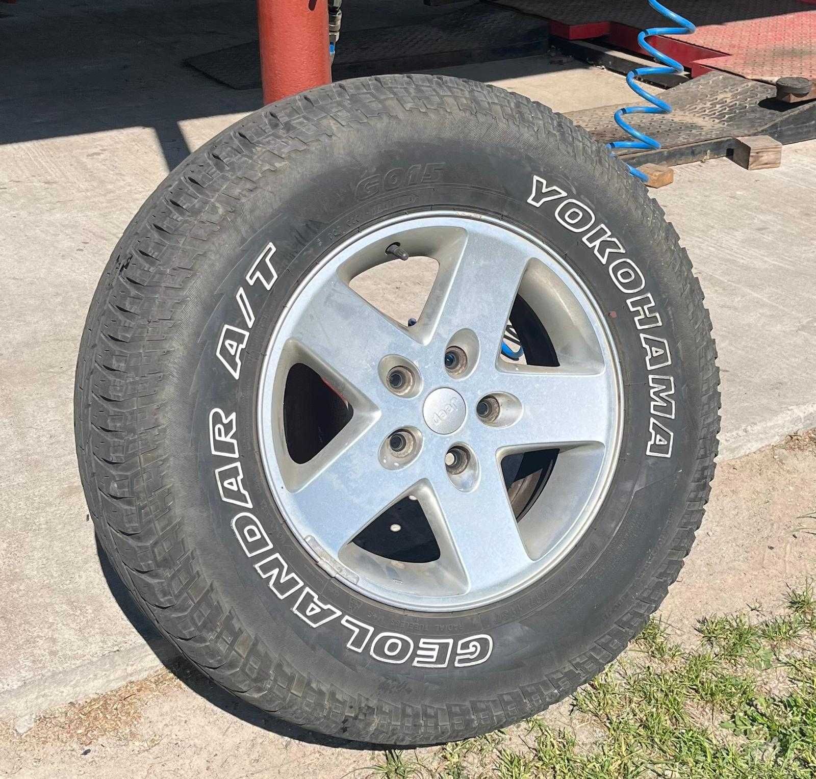 Felgi + opony JEEP Wrangler JK