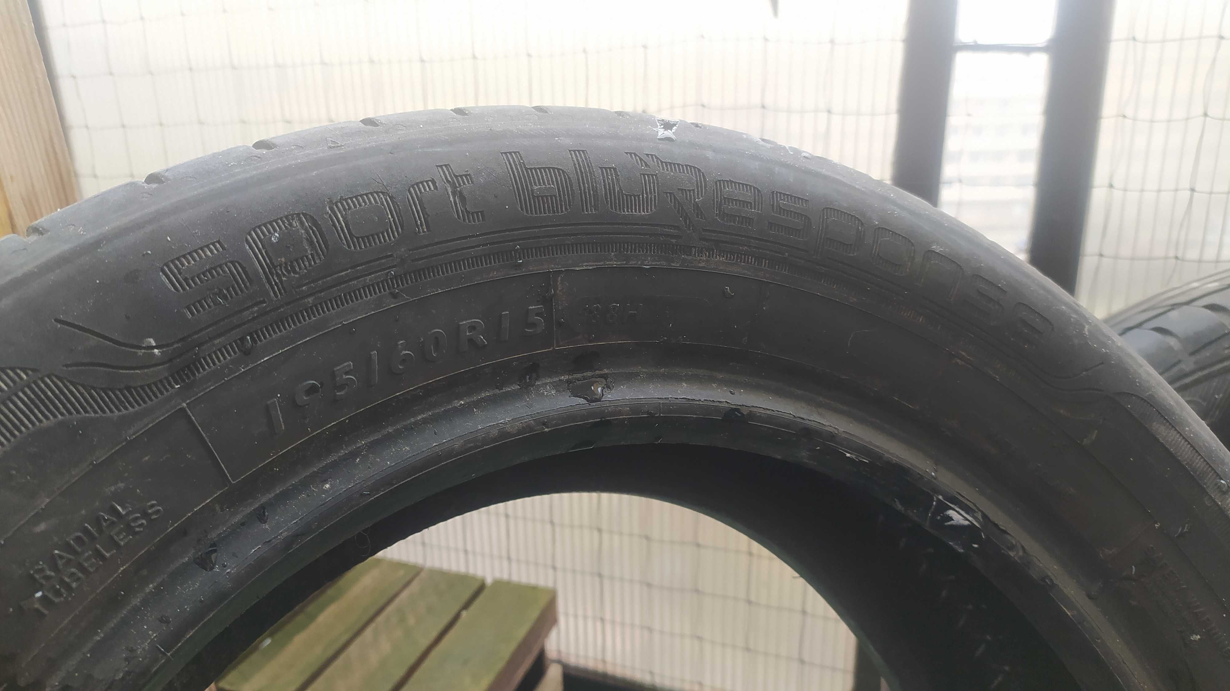 Opony letnie 195/60 R15 2x Barum 2xDunlop