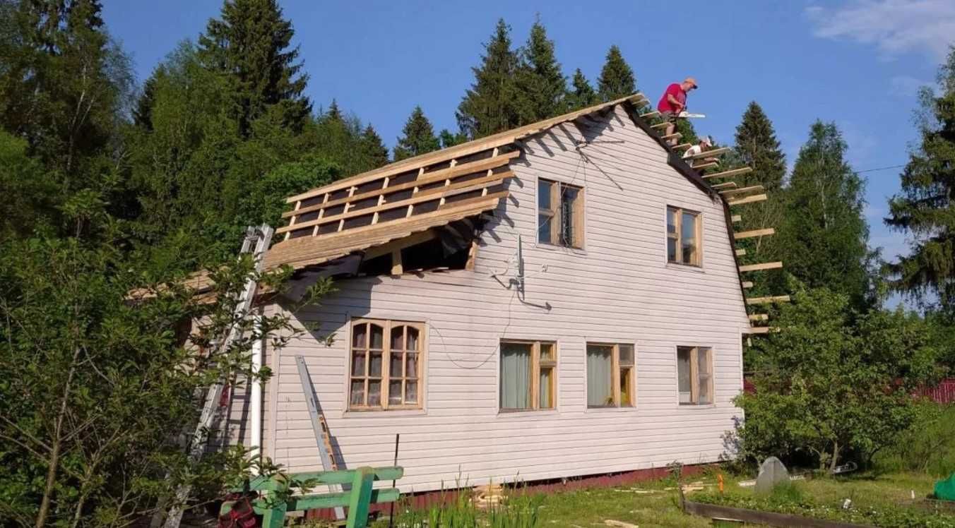 Замена, строительство крыш. Кровля, кровельные работы.