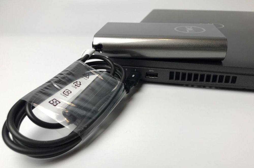 Dell Hybrid Adapter + PowerBank PH45W17, отдельно кабели USB-C/7.4/4.5
