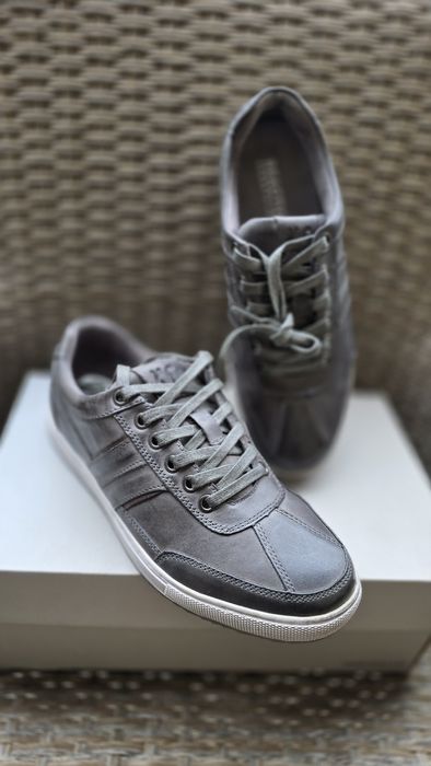 Чоловічі шкіряні туфлі кросівки, розмір 40