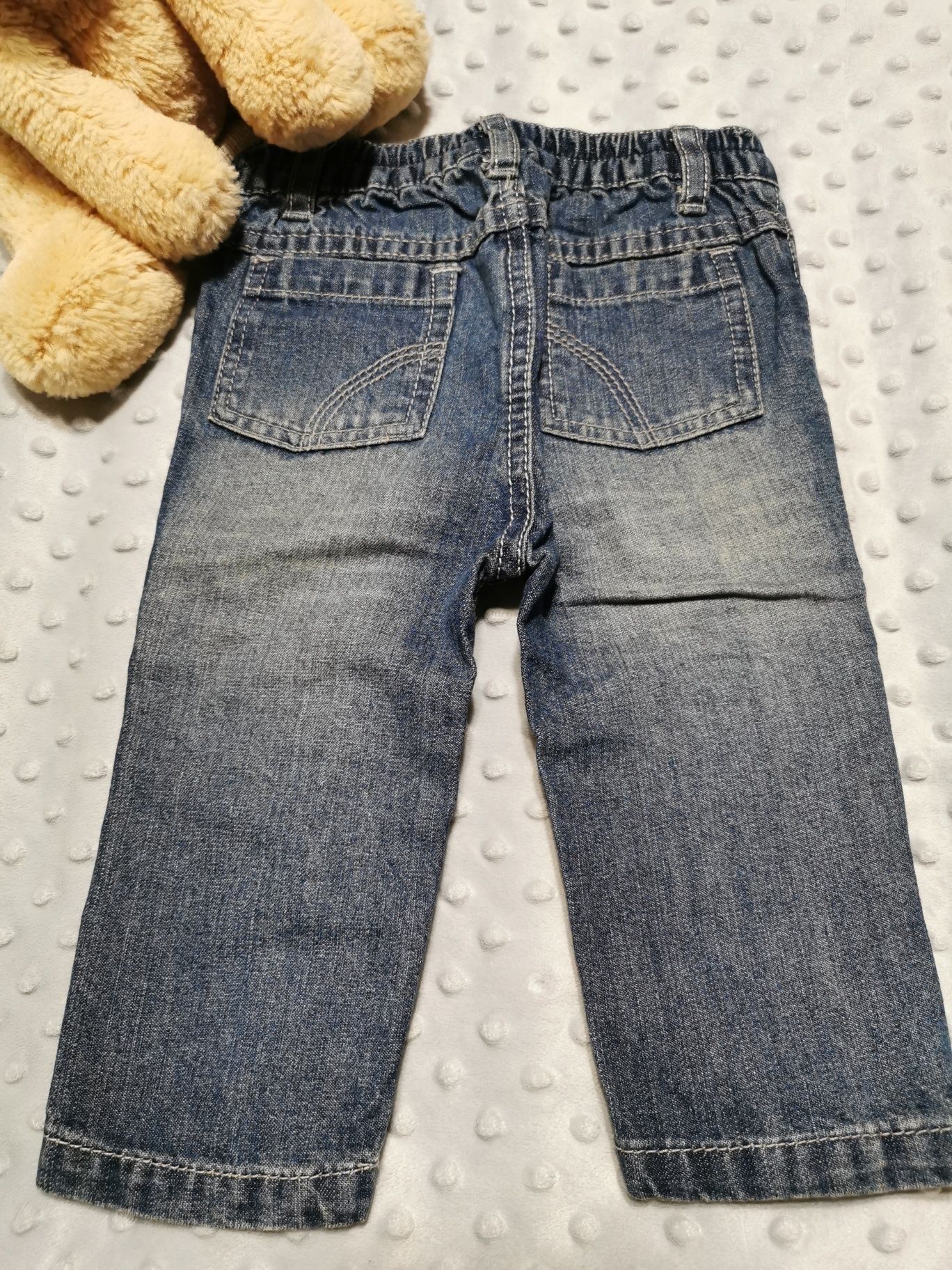 Jeansy F&f 6-9 m-cy