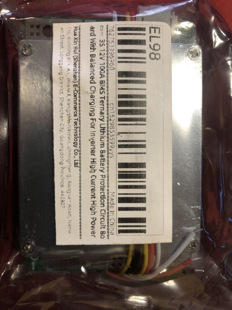 BMS 3S 12вольт (100а) новий