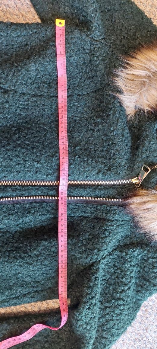 Zimowa kurtka boucle