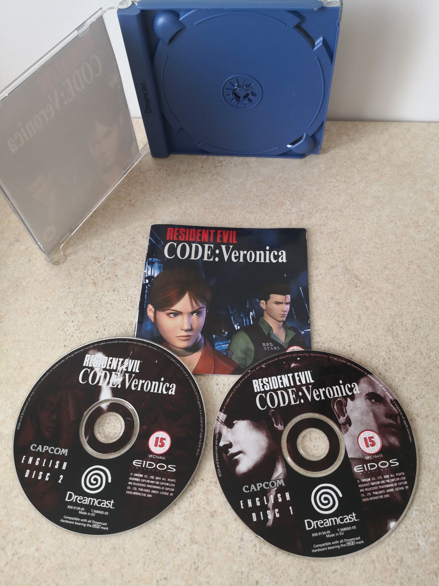 Resident Evil Code Veronica gra Sega Dreamcast kompletna anglik