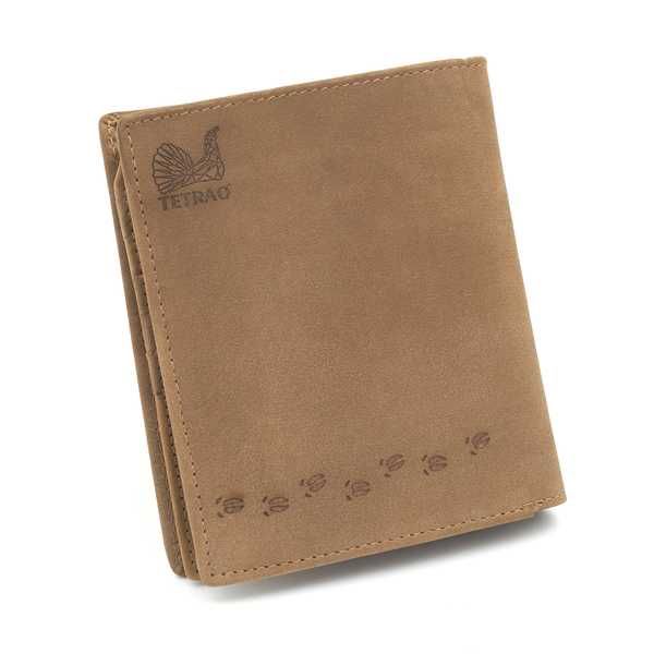 Skórzany portfel pionowy TETRAO muflon