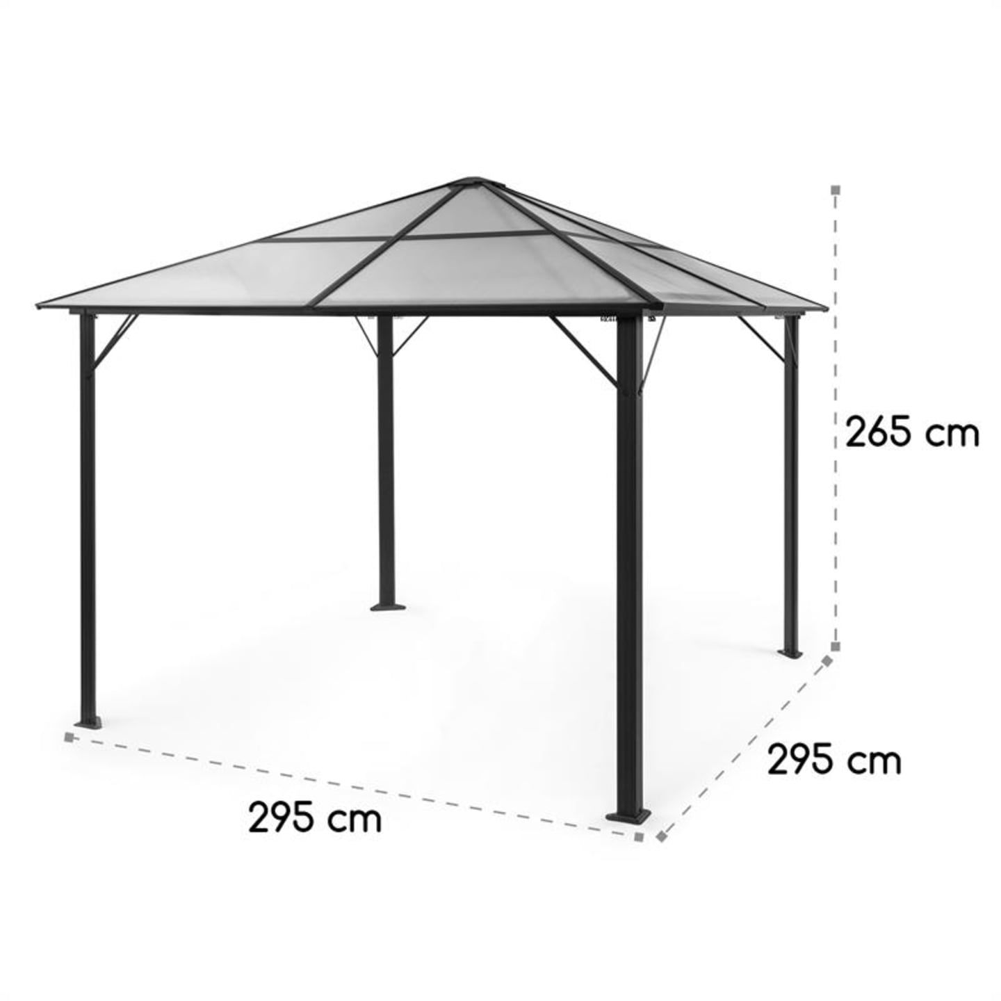 Blumfeldt Pantheon Solid Sky, altana z dachem, 3 x 3 m

Cena 1000 zł