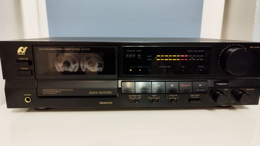 Sansui D-X111R Stereo Cassette Deck