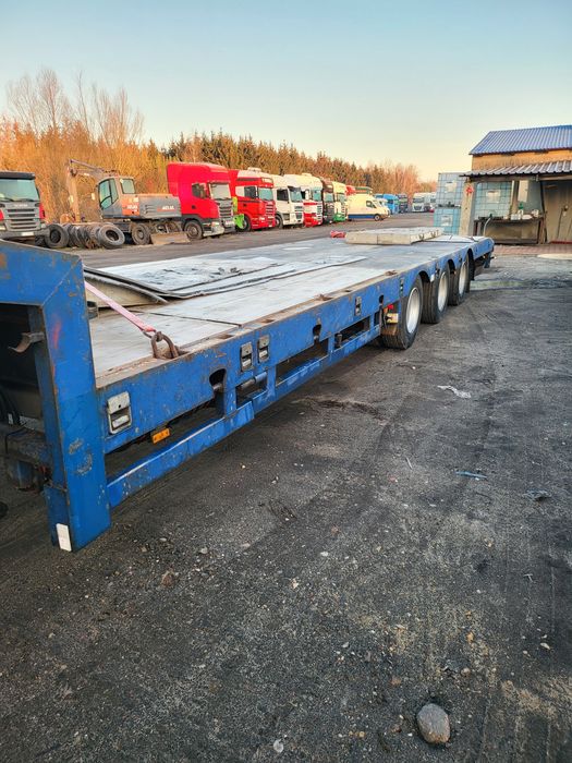 Naczepa niskopodwoziowa rozciągana poszerzana sprowadzona 48ton dmc