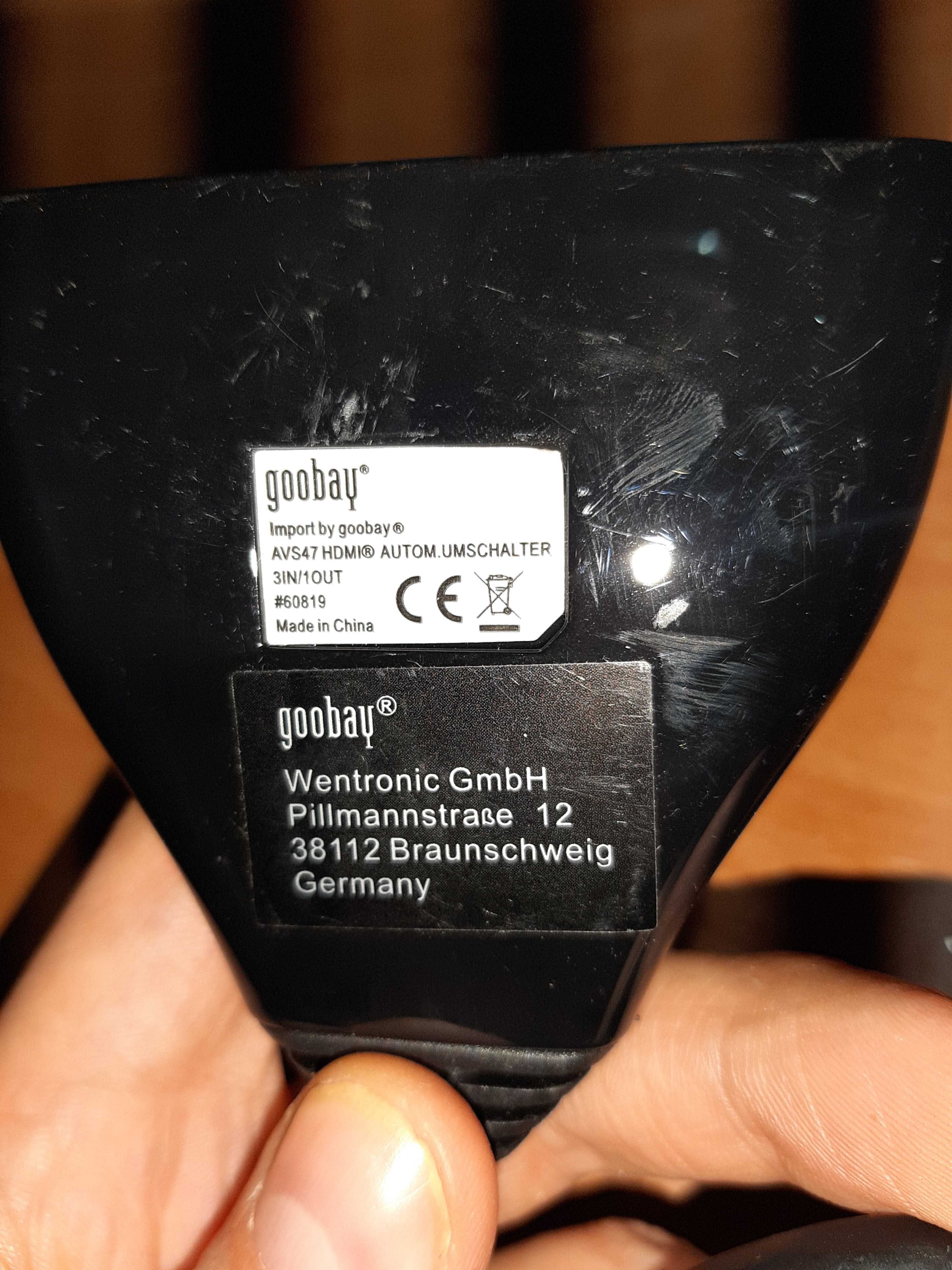 Goobay 60819-GB HDMI Switch for 3-In-1 Out