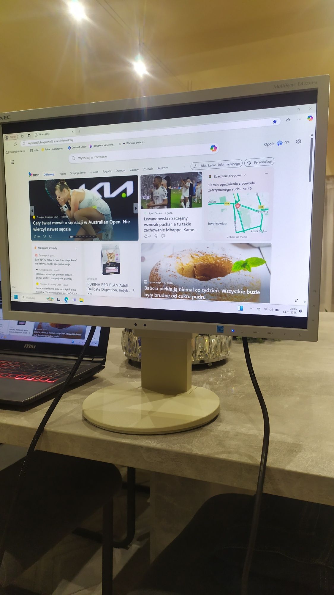 Monitor komputerowy NEC EA223WM
