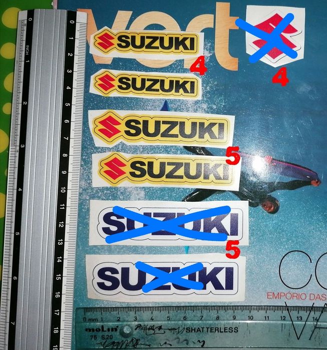 Autocolantes Suzuki