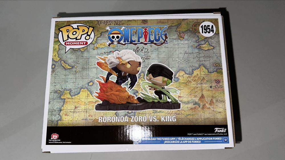 Funko pop moment one piece zoro vs king 1954