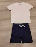 Strój na wf 110 komplet spodenki koszulka t shirt bawełna