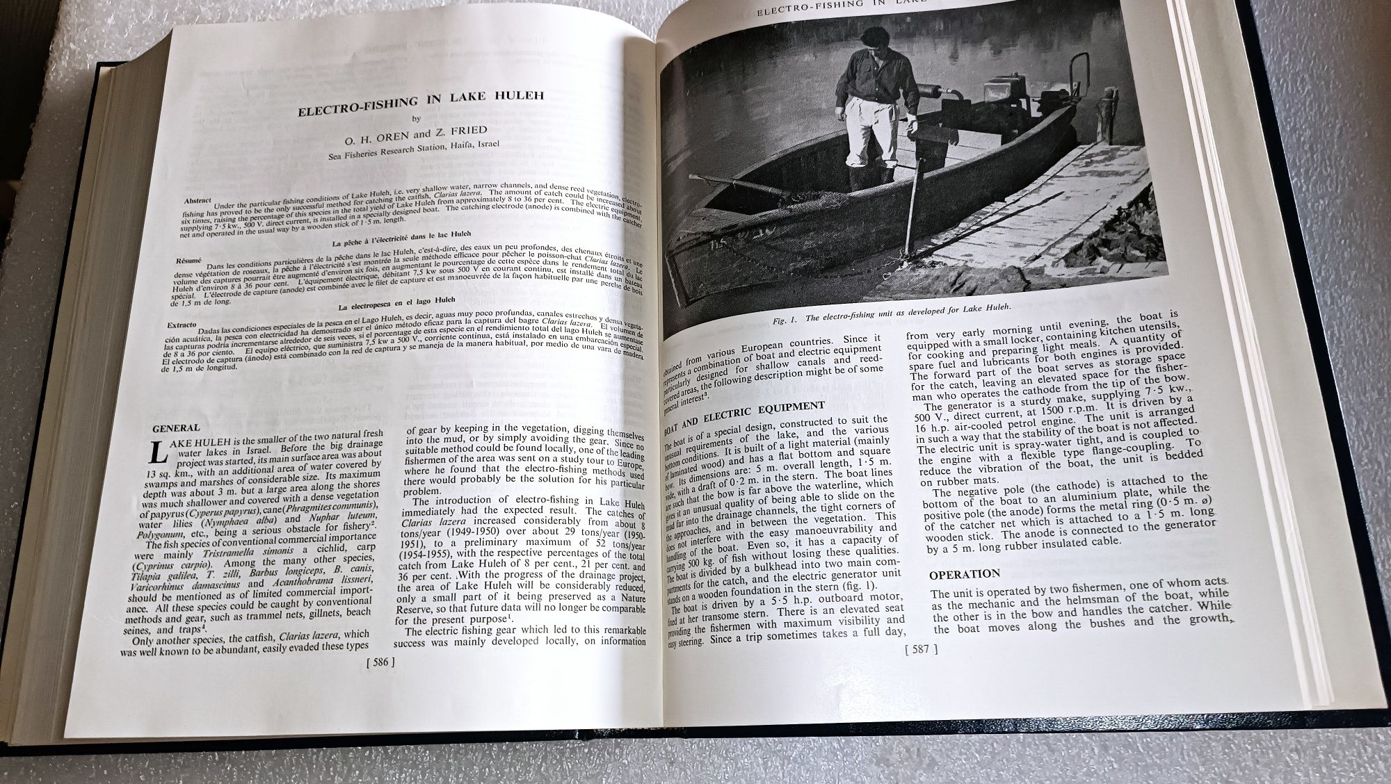 Livro antigo Modern Fishing of the World 1959