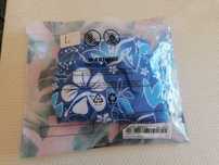 Cueca Bikini Azul Florido