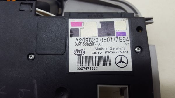 Plafonier frente MERCEDES-BENZ CLK (C209)