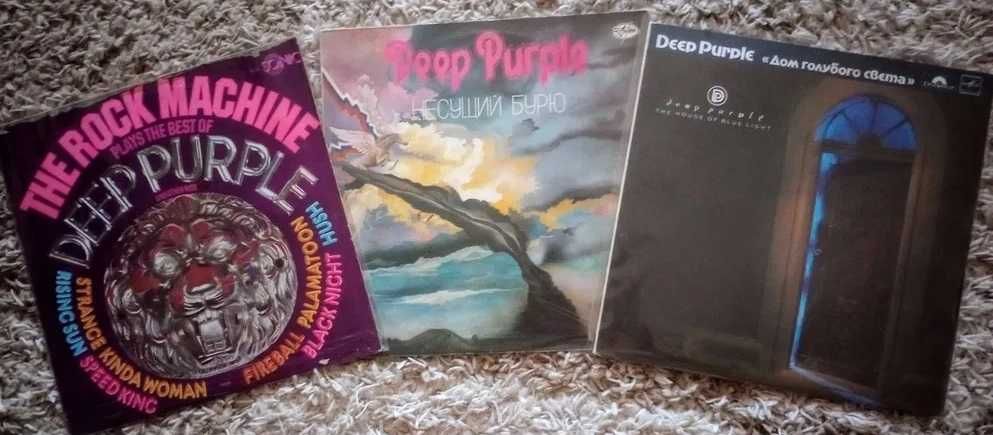 Продаютя пластинки Deep Purple одним лотом.