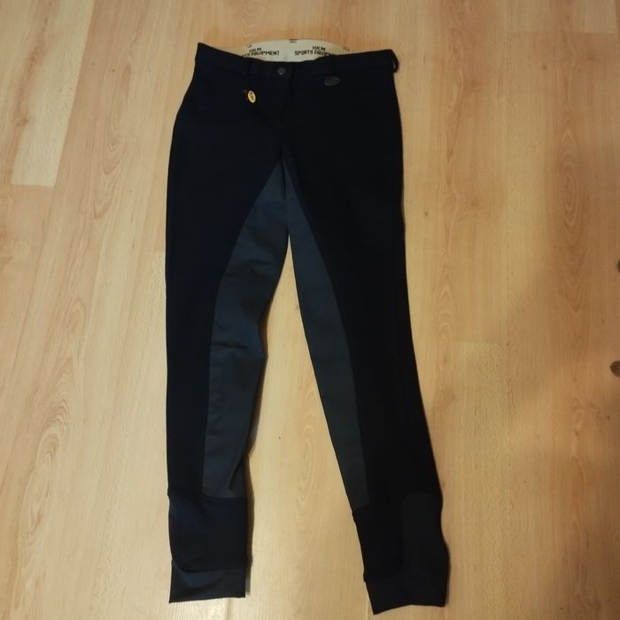 Nowe bryczesy damskie czarne HKM rozmiar 40