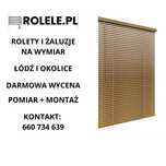 Rolety i żaluzje na wymiar Łódź